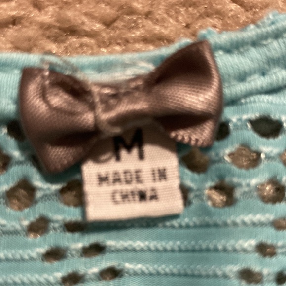 Tiffany blue color crop top - Picture 4 of 4